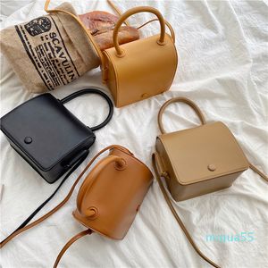 Fashion design Single shoulder bag Korean women's small square bag PU slant bags