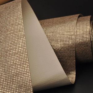 Wallpapers Small Sample MYWIND Promotion Light Gold Beige Grasscloth Paper Weave Natural Fabric Wallpaper For Living Room Home Decoration