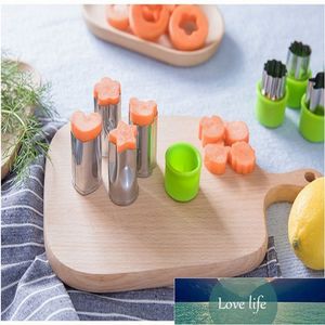 8pcs/set Stainless Steel Flower Shape Rice Vegetable Fruit Cutter Mold Slicer Cake Cookies Cutting Shape Cake Baking Tools Factory price expert design Quality