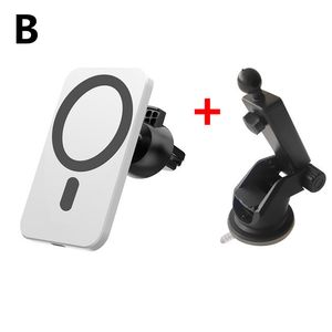 15W HaloLock Magnetic Car Charger Mount for iPhone 11 12 Pro Max Magsafing Fast Charging Wireless Charger Car Phone Holder For Xiaomi Samsung S10 OHU9