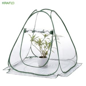 花や植物のための折りたたみ式ポータブルホームガーデニング温室のミニ絶縁カバーKraflo Tools.