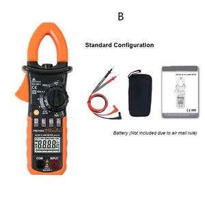 Aktuell klämmätare Peakmeter PM2108 MS2108A MASTECH -tång Ammeter Kapacitanstestare AC DC Amperimetrisk multimeter