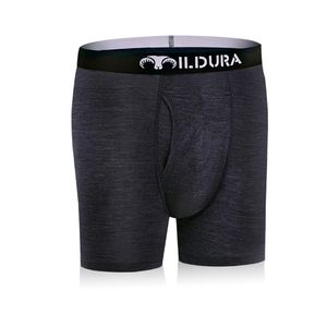 100% Merino Wool Men Underwear Man Boxer Underpants Lightweight Merino Wol Underwear Quick drying Breathable Soft Size S-2XL 210826