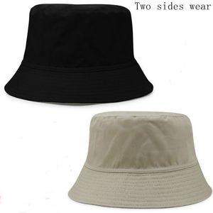 Plus Size Fisherman Hats Male Summer Cotton Sun Hat Big Head Man Large Size Bucket Hats 56-58cm 60cm 62cm 64cm C0305