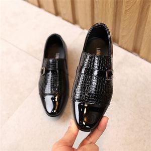 Children's Leather Shoes For Boys Toddlers Kids Flats For Party Wedding Formal Occasions Performance Show Stage Shoes For Boys 210306