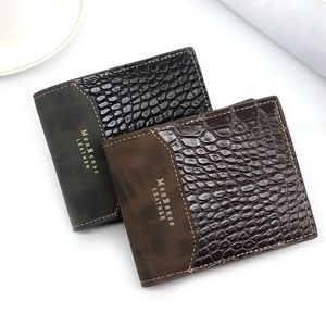 HBP Men 2021 Latest Casual Mens Short Wallet Designers Wallets Bags Leopard Print Europe and America Snakeskin Fashion Trend Purse