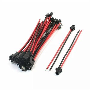 5-100 par JST SM złącze 2pin / 3pin / 4pin 5pin Zestaw mężczyzn i samicy 2 3 4 5 Pin Pigtail Pigtail Wtyczka do paska LED