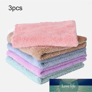 3Pcs/Set Large Strong Absorbent Soft Scouring Towel Pad Cleaning Cloth Coral Fleece Duster Rag Kitchen Dish Washing Towels Factory price expert design Quality