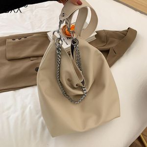 [BXX] Hohe Kapazität PU Leder Handtaschen Für Frauen 2021 Winter Marke Designer Vintage Schulter Tasche Damen Trend Reise Hand HP377