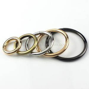 1 x Solidna metalowa open-end o pierścionek klamra skórzana rzemiosła torba na ubrania pasek sprzętowy Akcesoria Więcej rozmiarów 4,8 mm Grubość