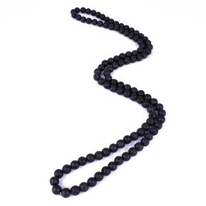 Designer Necklace Luxury Jewelry Fashion Volcanic Lava Stone Beaded Men Meditation Yoga Natural for Women Deign Handmade