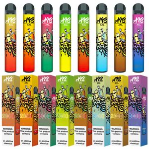 Orignal AI's XXL 2000 Puffs Wegwerp Vape Pen Eletronic Sigaret 850mAh 6ml 8 Color Vapor CIG-apparaat VS Bang Cartridge E-cigrette