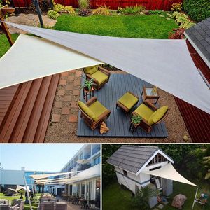 Wholesale triangle sun shades for patios for sale - Group buy Shade Fabric Triangle Sail Gazebo For And House Cover Shades Canvas Plug Up Swimming Pool Sun Patio Oxford Net Garden Awning
