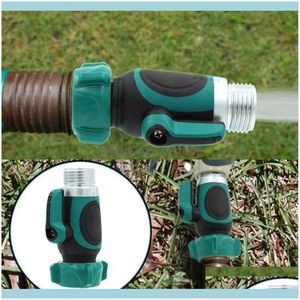 Equipments Supplies Patio, Lawn Home & Garden1Pc Abs Vae With Quick Connector Agriculture Garden Hose Shut Off Irrigation Pipe Fittings Adap