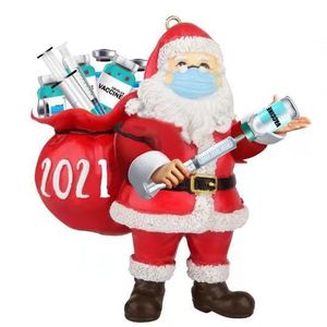 Merry Christmas Tree Decorations Indoor Decor Resin Santa Ornaments In 5 Editions CO005