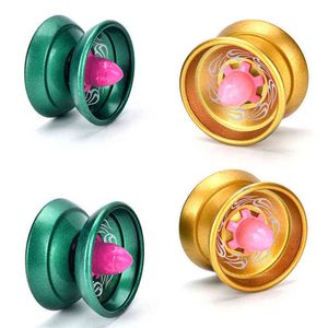 Cooles Aluminium-Design, professionelles YoYo mit Kugellager, String-Trick-Legierung, für Kinder, neu, G1125