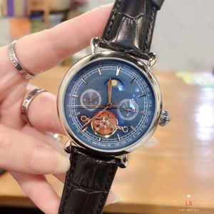2021 nuovi orologi da uomo di moda di lusso serie a tre pin piccolo orologio da polso con disco inciso orologio meccanico automatico cinturino in pelle di marca di design