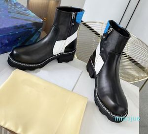 Botas de inverno femininas de alta qualidade couro moda marca clássico luxo sexy britânico tamanho de costura 35-42