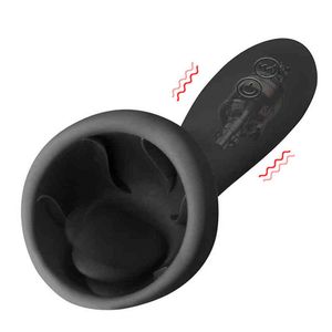 NXY Sex Masturbators Tongue Licking Vibrators for Men Glans Sucking Penis Pump Cock Sucker Exerciser Male Masturbator Toys Adults Erotic Products 220127