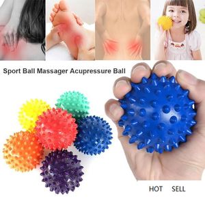 70mm PVC appuntito massaggio palla da yoga punto di innesco sport fitness mano piede dolore sollievo dallo stress palla relax muscolare strumento di cura sana