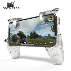 DATA FROG Controller di gioco Trigger PUBG Pulsante target Gamepad L1 R1 Joystick di tiro Telefono cellulare Android