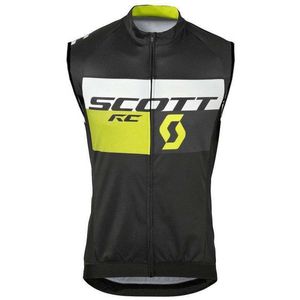 2021 Yaz Bisiklet Jersey Scott Takımı Erkek Nefes Bisiklet Gömlek Kolsuz Yelek Yarış Giyim Açık Bisiklet Spor Üniforma Y21022004