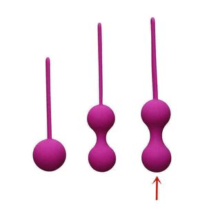 Nxy Sex Toys для женщин водонепроницаемые шарики вагинальные шарики Волшебство Кегель Упражнения женский силикон -силикон Коро Гейша Тумл Упражнение 1215