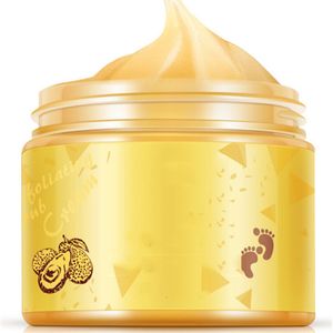 Bioaqua 24k Pé ouro Tratamento Shea ButterMassage Creme Peeling Máscara de Renovação Bebê Cuidado Suave Cuidado Exfoliating