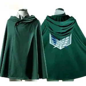 Anime Costumes Dropshipping Japnese Anime Shingeki no Kyojin Cloak Attack On Titan Cosplay Costumes Hoodie Cape Wing of Freedom Scouting Leg
