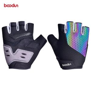 Luvas de Ciclismo de Qualidade Luvas ao ar livre Homens MTB Bicicleta Luvas Lavável Poliéster Respirável Spandex Metade Dedo Racing Jogging Bicicleta Luvas