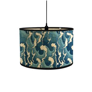 Lampa täcker nyanser anpassade bambu produkter, skugga utskrift, retro stil hus dekoration ljuskrona lampskärm, belysning hantverk