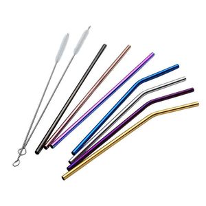 2021 NEW Reusable Gold 304 Stainless Steel Straws for 20 oz Tumbler