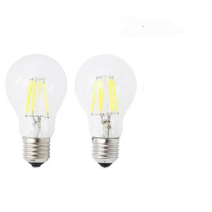 2021 Dimmable светодиодных лампочек лампочка 4W 8W 12 Вт 16 Вт высокая мощная стеклянная лампа 110 В 220 В 240 В ретро -светодиодные светодиодные светодиоды Edison