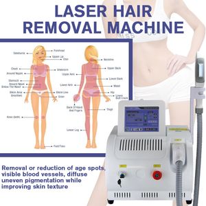 Nyaste stil Laser IPL Hårborttagningsenhet HR OPT Super elight Skin Rejuvenation Salon Spa Machine till salu