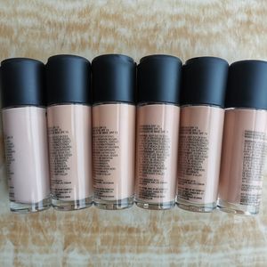 Brand Cosmetic 6 Färg Flytande Foundation SPF15 NC15 NC20 NC25 NC30 NC35 NC40 35ml CONCALER Highlighter Lighten Makeup DHL