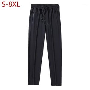 Męskie spodnie Plus Duży Rozmiar XL Joggers Mężczyźni Casual Elastyczna Talia Spodnie dresowe Lekkie Dres Customing Wygodne spodnie