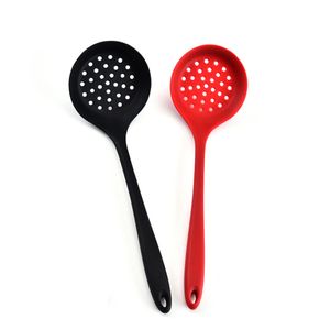 Silicone Legumes Fileiras Scoop Colher Cozinhar Utensílios Grande Colander Sopa Filtro de Filtro de Pasta Resistente ao Calor Filtro Cozinha Ferramentas