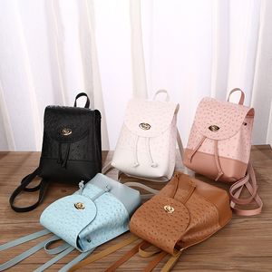 50pcs Backpack Bag Women PU Geometric Patterns Patchwork Flap Cover Hasp Min Cross body Bags Mix Color