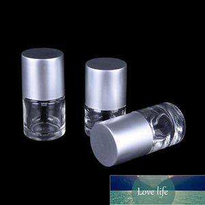 5 Stück 5 ml/8 ml/10 ml/15 ml leere Klarglas-Nagellackflasche mit Deckel, Pinsel, Haftvermittler, Klebebehälter, Nagelkunstfläschchen, Fabrikpreis, Expertendesign, Qualität