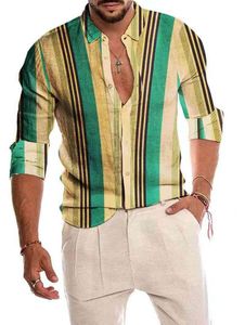 Button-Hemden großhandel-Herren T Shirts Hawaiian Langarm Hemd Hemd Luxury Cardigan Button Up Blusters angegriffen nur Breaked Turn Down Wide Collar UGG5 angegriffen