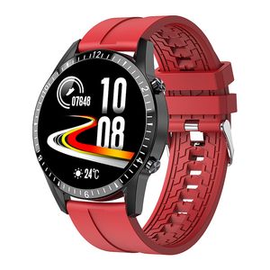 Akıllı İzle I9 Erkekler Tam Dokunmatik Yuvarlak Ekran Bluetooth Çağrı Smartwatch Kadınlar Spor Spor Su Geçirmez Bant