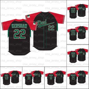 2021 Mexican Heritage Night Black Baseball Jersey Trevor Bauer Trikots 50 Mookie Betts Clayton Kershaw Justin Turner David Preis max