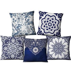 45*45cm Cushion Cover Cotton Linen Pillow Case For Sofa Home Decorative Pillowcase Car Seat Cushion Cover