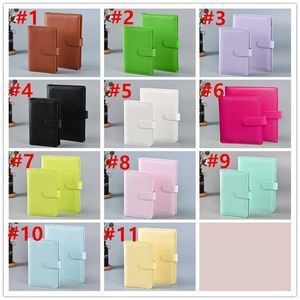 A6 Creative Notepads Waterproof Macarons Binder Hand Notebook Shell Lose liści notatnik skórzany Dziennik Pamiętniki papierowe