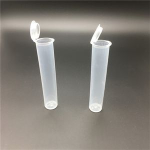 Tubo de plástico PET Accesorio de 72 mm Tubo transparente para 0,5 ml de cartucho de vape de 1.0 ml Tubo de envasado de contenedor vacío