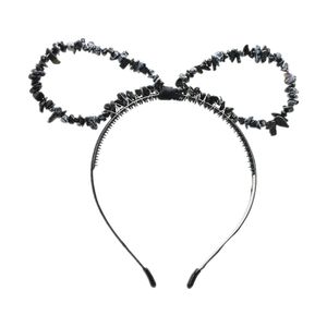 2021 Arrival Multicolored Stone Wiązany zespół dla kobiet Opaski Hairbands Hairble Heatwear Handmade Hoop