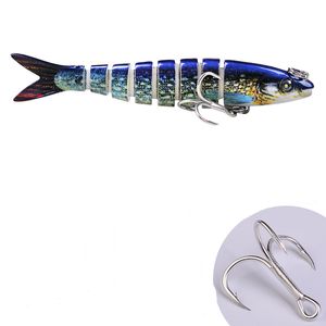 Ny ankomst 10 Färg 9cm 7g Bass Fiske Lures Färskvatten Fisk Lure Swimbaits Slow Sinking Gears LifeLike Lure Glide Bait Tackle Kits