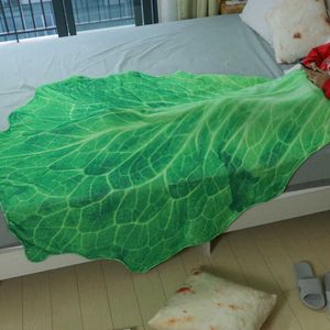 Lrregular Lettuce Blanket Plush Warm Decoration Soft Blankets for Beds Home Sofa Blanket For School Nap Flannel Blanket 211019