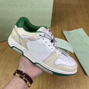 Vintage Designer Freizeitschuhe aus Leder Damen Herren Runner Trainer OW Marke Luxurys Outdoor Sports Freizeit Sneakers OOO 80er Jahre Chaussures