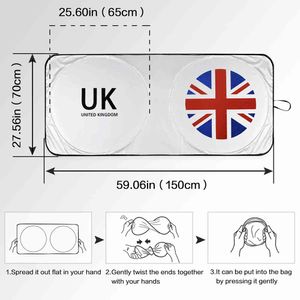 Dla Mini Cooper One S R50 R55 R56 R60 F54 F55 F60 F60 Car Windshield Sun Shade Front Window Visor Cover Sunshade Anti UV Reflektor